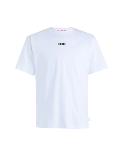 Shop Gcds Man T-shirt White Size Xxl Cotton