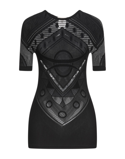 Shop Emilio Pucci Pucci Woman T-shirt Black Size M/l Polyamide, Polyester, Elastane