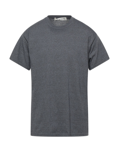 Shop Nineminutes Man T-shirt Steel Grey Size Xl Cotton
