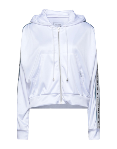Shop Forte Dei Marmi Couture Woman Sweatshirt White Size Xl Polyester, Acetate, Viscose