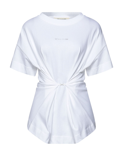 Shop Alyx 1017  9sm Woman T-shirt White Size L Cotton