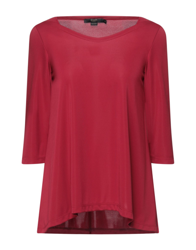 Shop Seventy Sergio Tegon Woman T-shirt Red Size 4 Polyester, Elastane