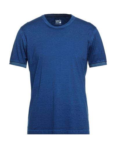 Shop Martin Zelo T-shirts In Blue