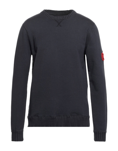 Shop Les Garçons Faciles Man Sweatshirt Midnight Blue Size L Cotton