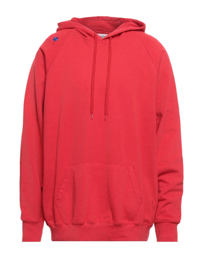 Shop The Editor Man Sweatshirt Red Size M Cotton, Polyester