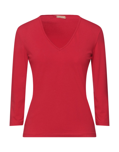 Shop Galliano T-shirts In Red