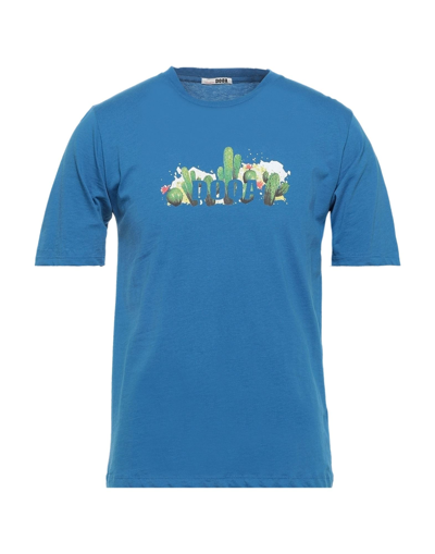 Shop Dooa Man T-shirt Azure Size M Cotton In Blue