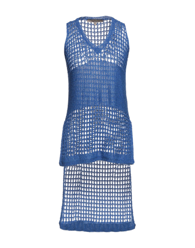 Shop Space Simona Corsellini Simona Corsellini Woman Top Bright Blue Size 4 Viscose, Polyester