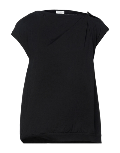 Brunello Cucinelli T-shirts In Black