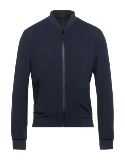 Shop Liu •jo Man Sweatshirts In Dark Blue