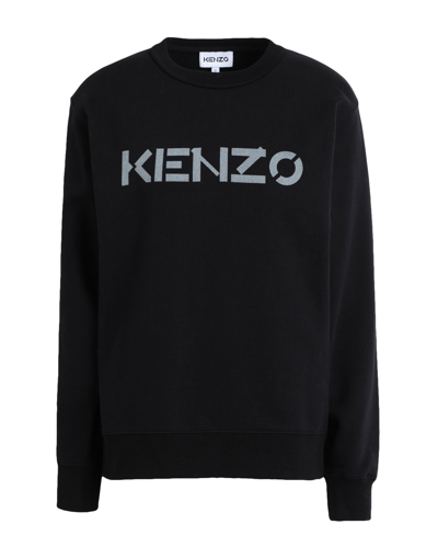 Shop Kenzo Woman Sweatshirt Black Size L Organic Cotton