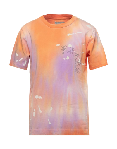 Shop Paura Man T-shirt Orange Size M Cotton