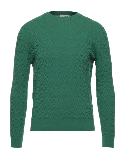 Shop Ballantyne Man Sweater Green Size 42 Cotton