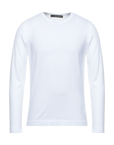Shop Jeordie's Man Sweater White Size Xl Cotton