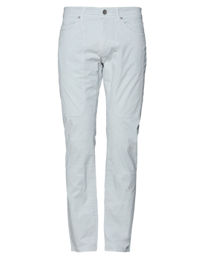 Shop Jeckerson Man Pants Light Grey Size 29 Cotton, Elastane