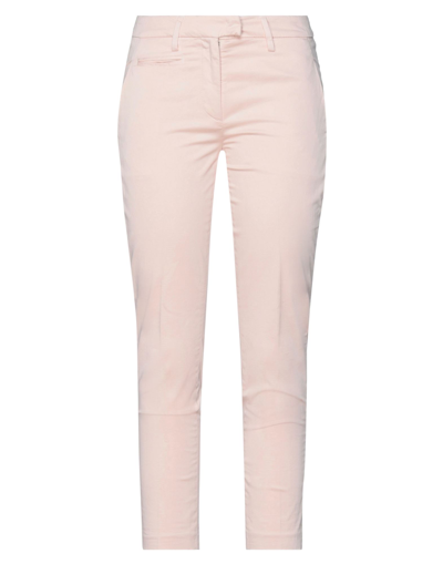 Shop Dondup Woman Pants Pink Size 31 Cotton, Elastane