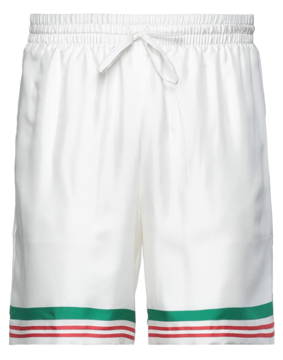 Shop Casablanca Shorts & Bermuda Shorts In White