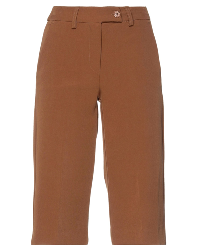 Shop Dodici22 Woman Pants Camel Size 8 Polyester, Elastane In Beige