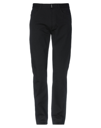 Shop Givenchy Man Denim Pants Black Size 33 Cotton, Elastane