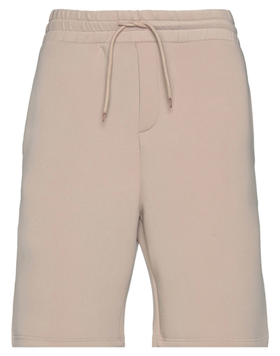 Shop The Future Man Shorts & Bermuda Shorts Beige Size Xxl Polyester