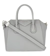 Givenchy Antigona Medium Soft-grained Leather Tote In Pearl Grey