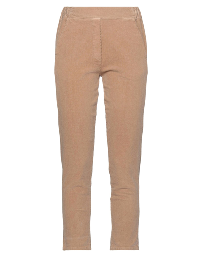 Shop Susy-mix Pants In Camel