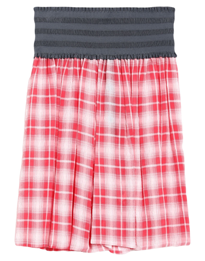 Shop Galliano Woman Mini Skirt Red Size 30 Viscose, Acetate