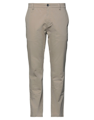 Shop Armani Exchange Man Pants Dove Grey Size 32 Cotton, Elastane