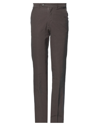 Shop Addiction Man Pants Dark Brown Size 40 Cotton