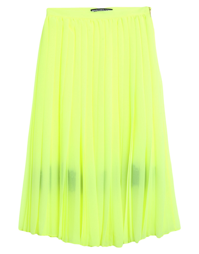 Shop Marco Bologna Woman Midi Skirt Acid Green Size 8 Polyester