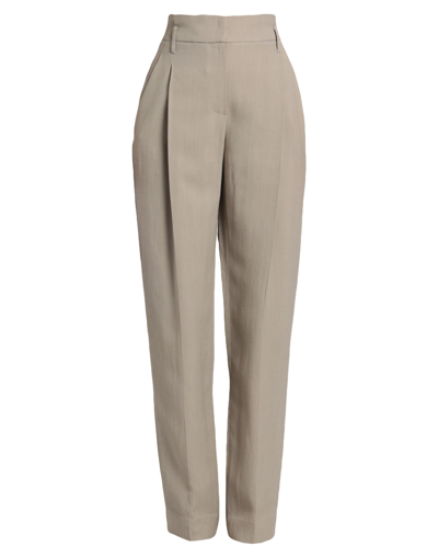 Shop Brunello Cucinelli Woman Pants Beige Size 6 Viscose, Linen