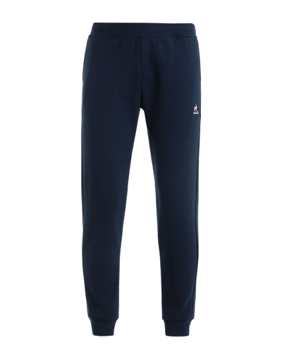Shop Le Coq Sportif Ess Pant Tapered N°2 M Man Pants Midnight Blue Size S Cotton, Polyester