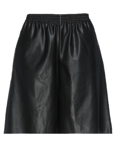 Dixie Woman Shorts & Bermuda Shorts Black Size M Polyester, Polyurethane In Black