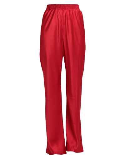 Shop Michael Lo Sordo Pants In Red