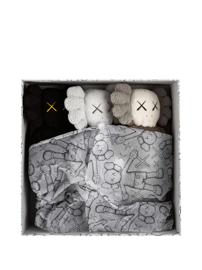 Kaws "holiday: Hong Kong" Plush Set In Black