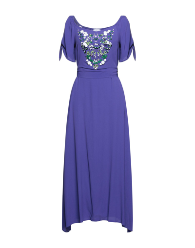 Shop Beatrice B Beatrice.b Long Dresses In Purple