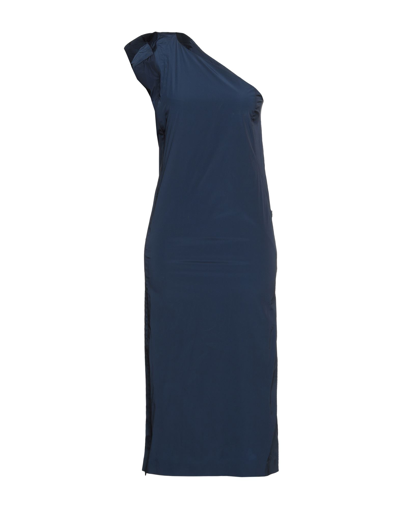 Shop Johanna Parv Woman Midi Dress Midnight Blue Size M Nylon