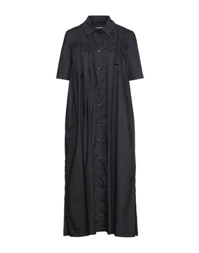 Shop Collection Privèe Collection Privēe? Woman Midi Dress Black Size 6 Cotton