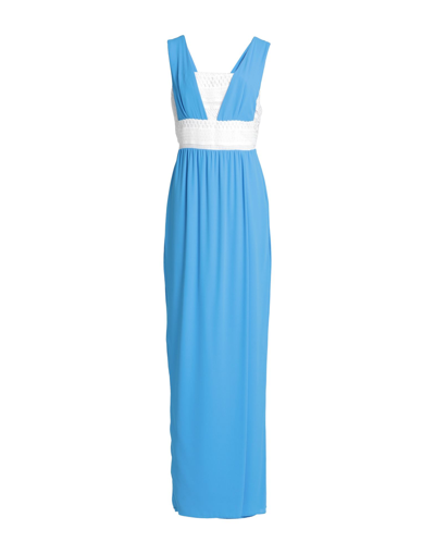 Shop Access Fashion Long Dresses In Azure