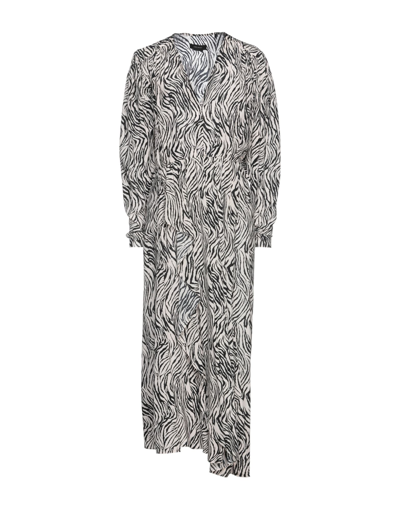 Shop Isabel Marant Woman Maxi Dress Ivory Size 4 Silk, Elastane