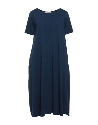 Shop Mama B Midi Dresses In Dark Blue
