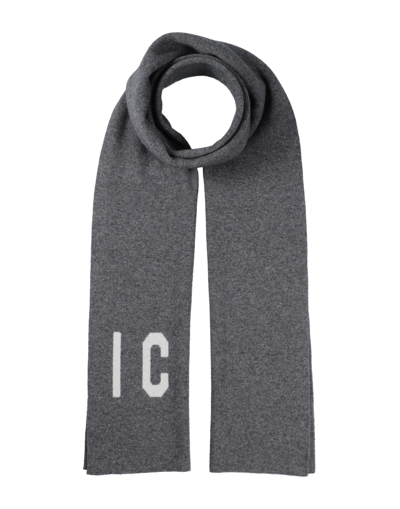 Shop Dsquared2 Scarves In Light Grey