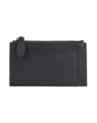 Shop 8 By Yoox Coin Purse Black Size - Soft Leather