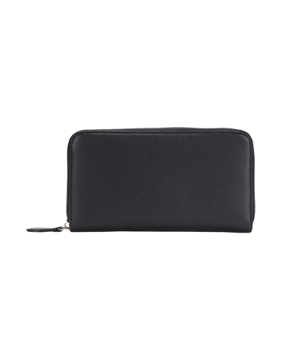 Shop 8 By Yoox Wallet Black Size - Soft Leather