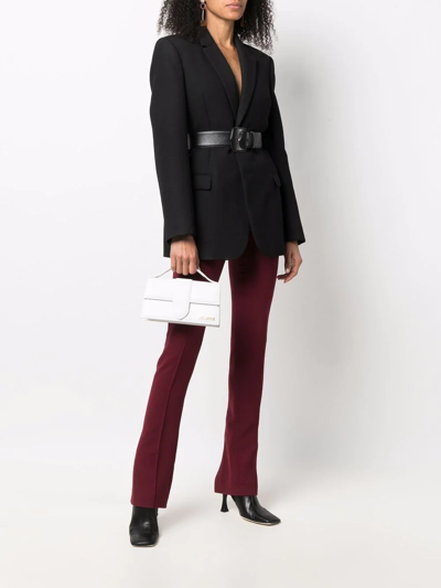 Jacquemus Shoulder Bags With Detachable Strap And Top Handle In White