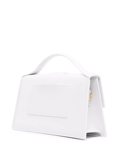 Jacquemus Shoulder Bags With Detachable Strap And Top Handle In White