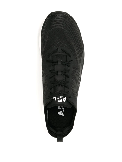 Apl Athletic Propulsion Labs Streamline Rubber-trimmed Ripstop Sneakers In Black