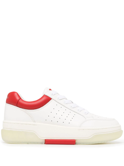 Shop Amiri Stadium Low-top Sneakers In White