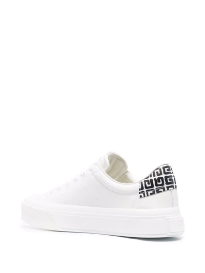 Shop Givenchy 4g-heart Low-top Sneakers In White