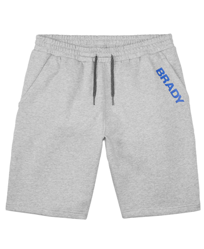 Brady Men's  Gray Wordmark Fleece Shorts In Gray
